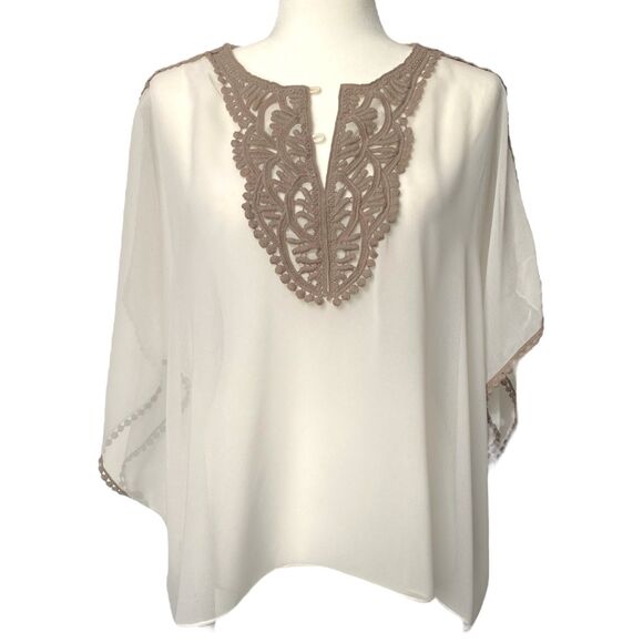 Lot of 4 Womens Spring Summer Shirts Tops Blouses Express Bar III BCBG Sz Small - Picture 11 of 14